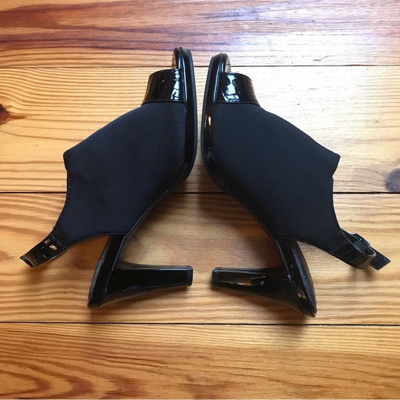 Life Stride Soft System Black Open Toe Heels, EUC, 7.5 - Picture 6 of 15